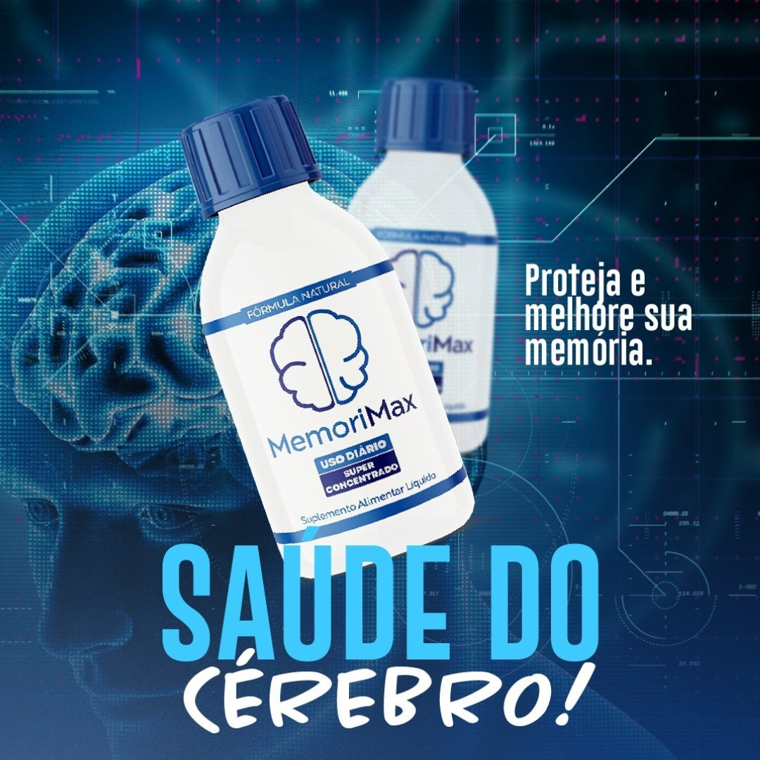 Memorimax 60ml - Clareza Mental e Foco + Frete Grátis