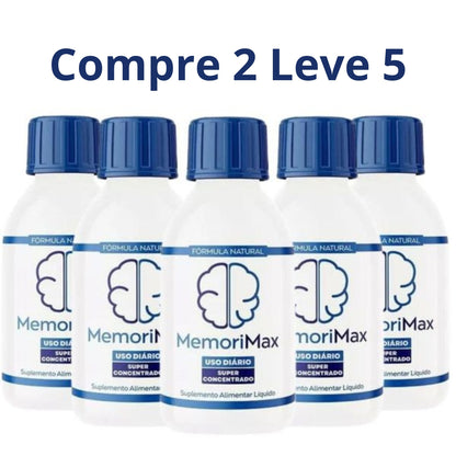 Memorimax 60ml - Clareza Mental e Foco + Frete Grátis