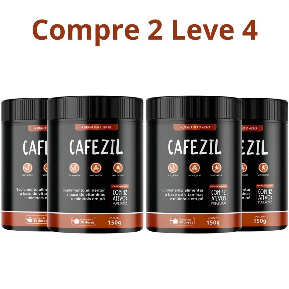 Cafezil 150g - Emagreça Naturalmente + Frete Grátis Cliques
