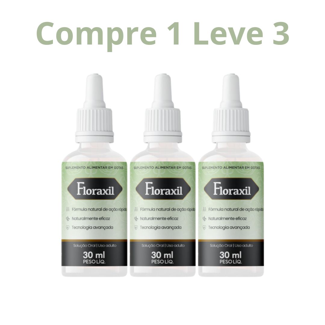 Floraxil Original 30ml - Emagreça Com Saúde + Frete Grátis